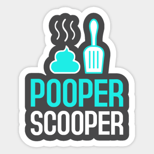 Pooper Scooper Sticker